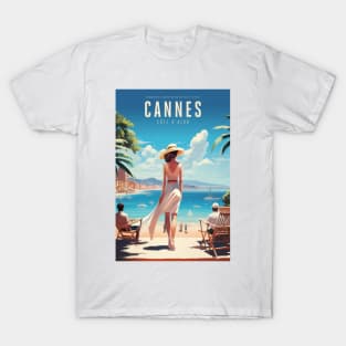 Cannes - poster - Affiche T-Shirt